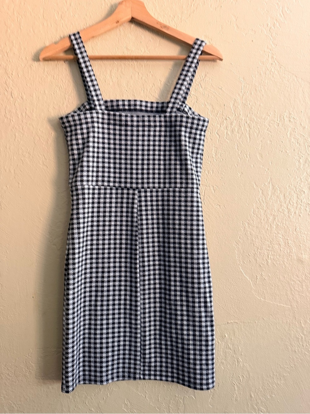 Forever 21 Black and White Gingham Mini Dress - Picture 2 of 3